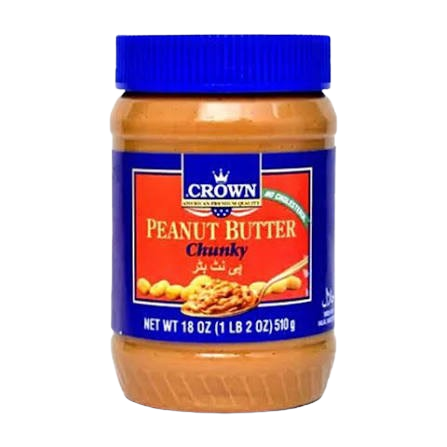 Crown Premium Quality Chunky Peanut Butter - 510g